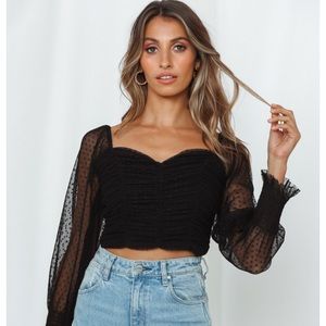 Hello Molly crop top